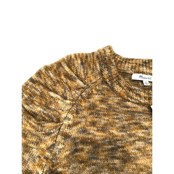 Madewell Women’s Space-Dye Pleat-Sleeve Pullover Sweater NWT - Picture 3 of 8